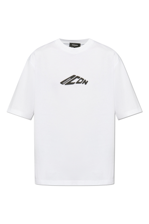 Balmain T-shirt with shimmering appliqués | Men's Clothing